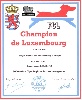  - Diplôme Champion LUXEMBOURG